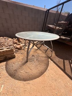 Glass table