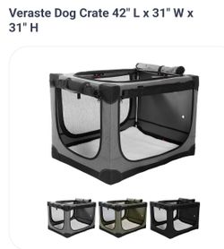 Large dog crate- collapsible- brand new