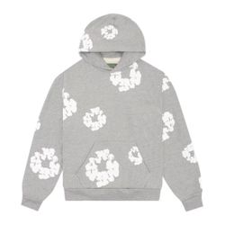 Denim Tears Hoodie, Grey, Medium