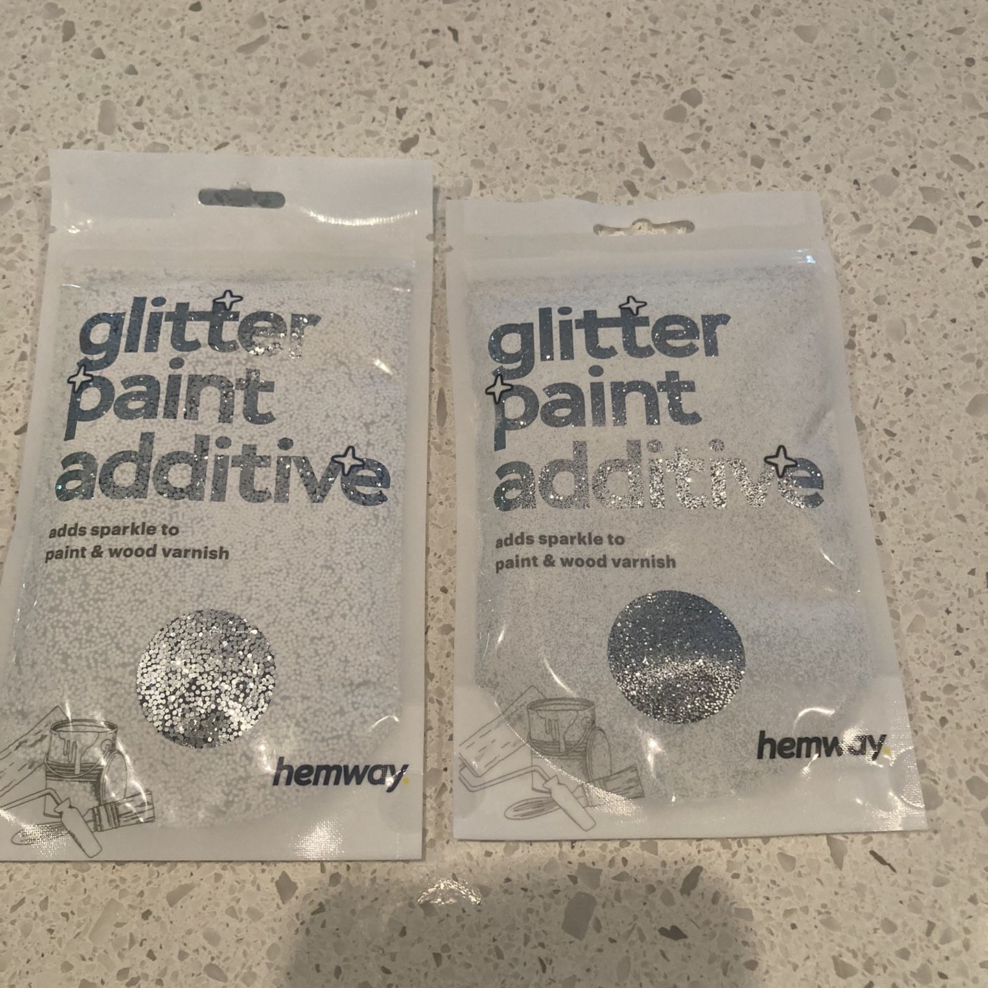Paint Glitter Additive. Silver. 2 Bags for Sale in El Cajon, CA - OfferUp