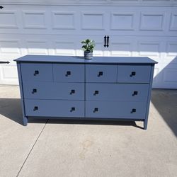 Blue 6 drawer dresser