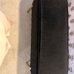 Sofa ,ottoman Storage Bench  , Curtains And King Comforter 