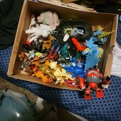 Box Full Of Boys Toys