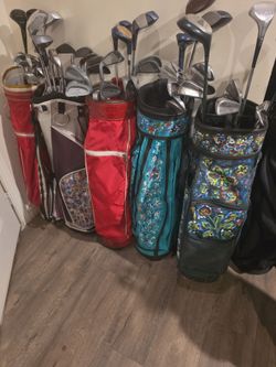 WOMEN'S COMPLETE GOLF CLUBS W/ BAG( $100  EACH SET)RIGHT HANDED