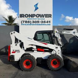 2019 Bobcat S850 Skid Steer Loader- A/C & heater- Enclosed Cab