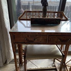 Wicker Desk 