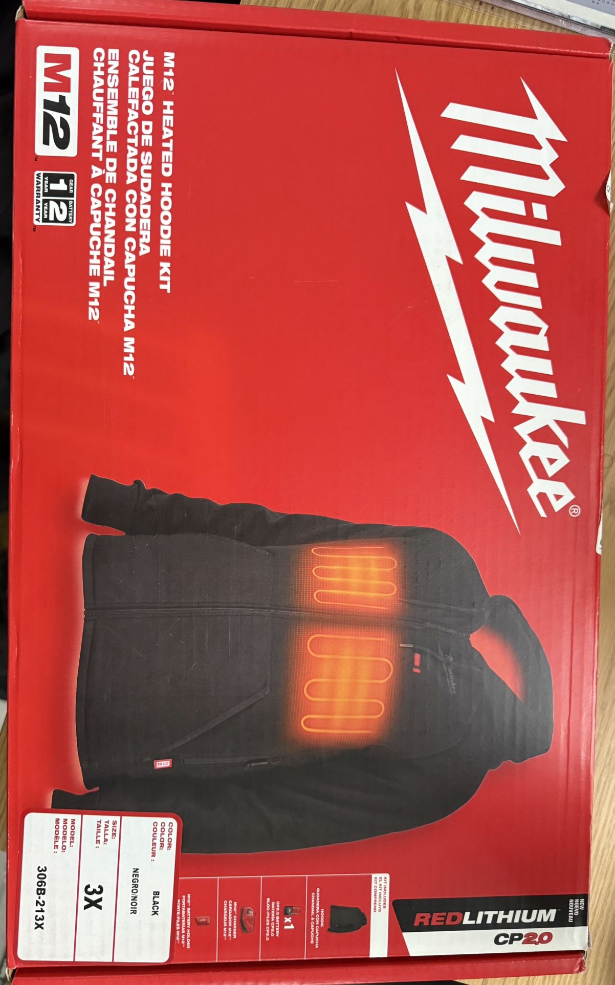 Milwaukee M12 HEATED HOODIE KIT
