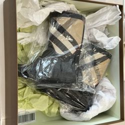 Burberry Kids House Checker Rain Boots