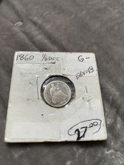 1860 Half Dime