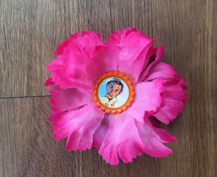 Baby moana flower clip