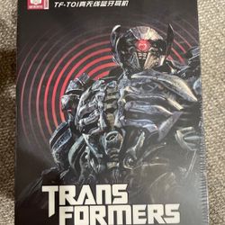 NEW/SEALED**TRANSFORMERS SHOCKWAVE True Wireless Bluetooth Stereo Ear Buds (N)