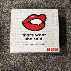 That’s What She Said Board Game 