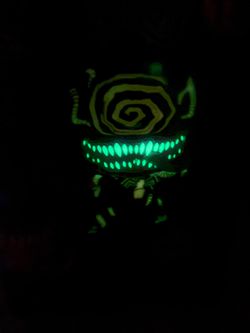 Limited Edition Glow Chase Corrupted Venom Enameled PoP! Pin 4”