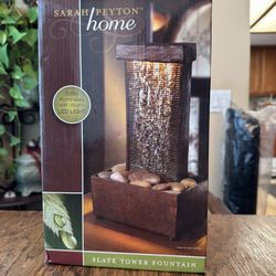 Slate Tower Fountain by Sarah Peyton Home