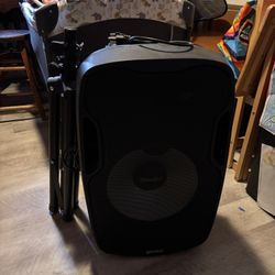 Gemini Speaker Bluetooth Comes With Stand Mic Cable No Mic Be