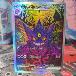 Mega Gengar EX Custom Made Pokemon Card