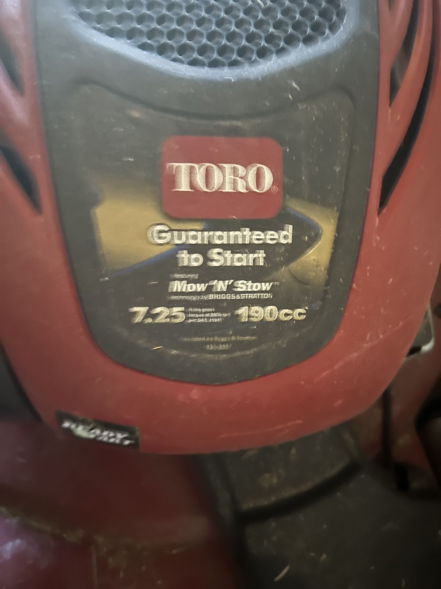 Toro Lawn Mower Mow’n’stow 