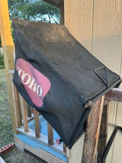Mower bag… bolsa para maquina toro 30”