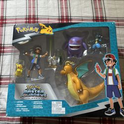 Pokemon Master Journey Battle Figure Play Set (BRAND NEW) Ash Dragonite Pikachu
