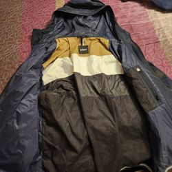 Hugo BOSS Windbreaker Black Tag Mens Size Large NEW