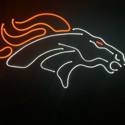 Broncos Neon Sign 