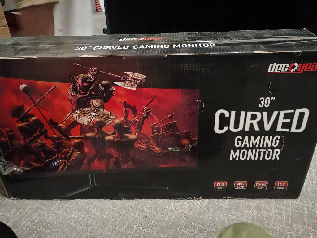 Decogear 30" Curved Ultrawide Gaming Monitor