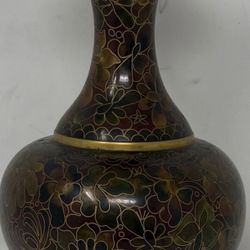 Metal Vase With Design