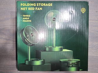 Portable Rechargeable Neck Fan – Foldable Hands-Free Fan