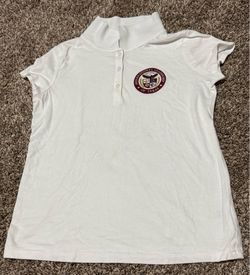Girls White Uniform Polo- IL TEXAS