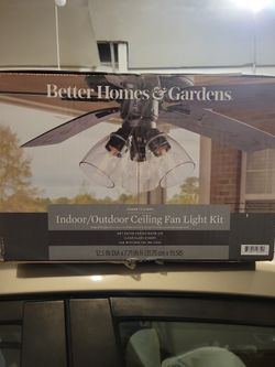 Indoor/Outdoor Ceiling Fan Light Kit