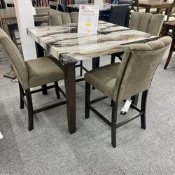 5pc Dinning Table Set $649