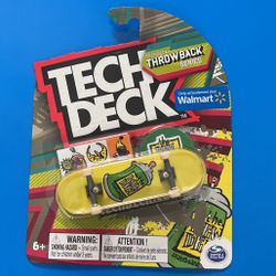 Tech Deck Throwback Series Yellow Board