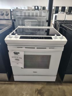 Whirlpool electric range stove