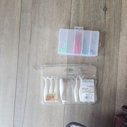 Fishing Tackle Box With Baits Etc