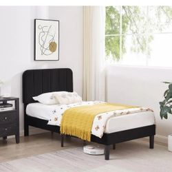 New twin size Bed frame in the box below retail price. Retails for $200 selling for $145. 