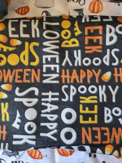 Halloween table runner