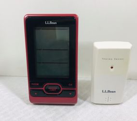 L. L. Bean Wireless model# THN132N Temperature Thermo Sensor w/ Thermo Clock model# 0HRC9