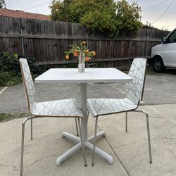 Dining Table With A Choice of 2 Chairs