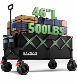 Heavy Duty Folding Wagon Cart