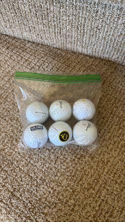 6 Titleist golf balls