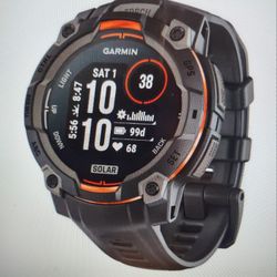 "NEW IN BOX" GARMIN INSTINCT 3 SOLAR WATCH