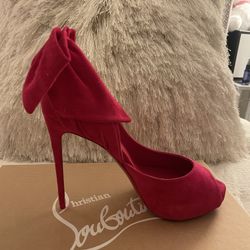 Pink Louboutin Heels 