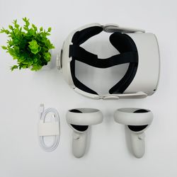 Meta Quest 2 (128GB) Virtual Reality Headset with Controllers, Get Today! 49$ Down Payment