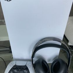 PlayStation 5 Digital With Game And With Headphones 