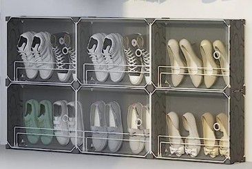 6 Tier Shoe Rack Organizer with Cover,