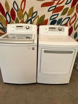 LG washer and dryer laundry