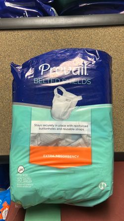 Prevail Belted Shields Extra Absorbency 30 Count