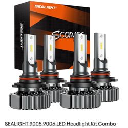 Sealight 9005 9006 LED Headlights Combo