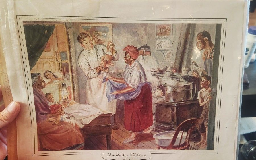 Vintage Litho Print - African Americana