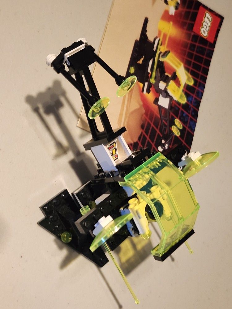 Lego set 6878 Sub Orbital Guardian VINTAGE BLACKTRON 2 With manual
